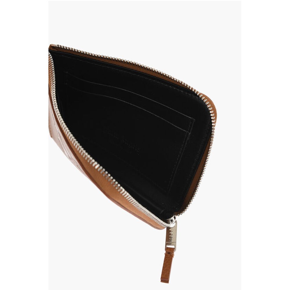 Palm Angels Brown Calfskin Wallet