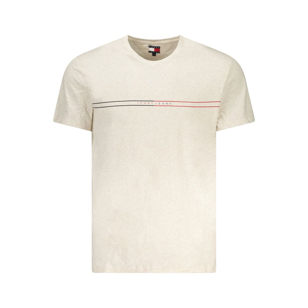 Мъжка тениска Men’s t-shirt Tommy Hilfiger DM0DM20779 AE3 Beige front view