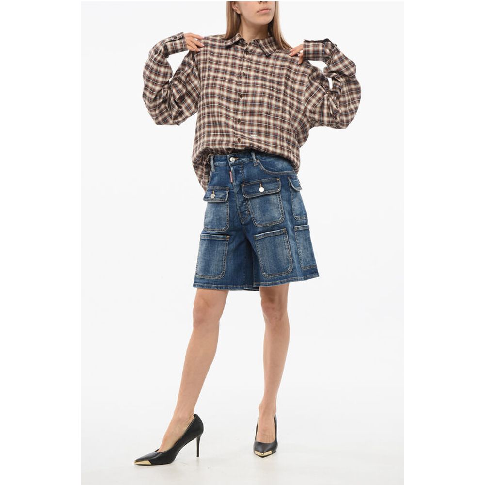 Dsquared² Wide Leg Cargo Shorts