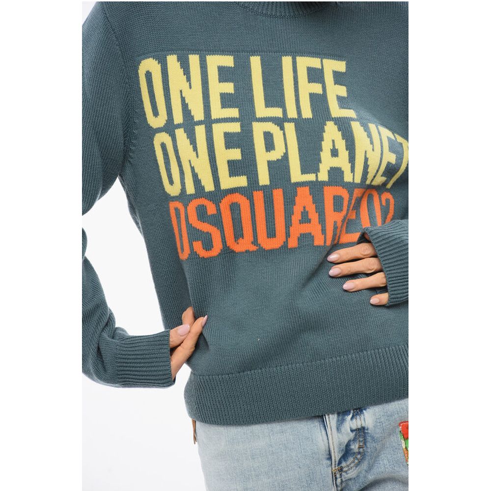 Dsquared² OLOP Jacquard Wool Pullover