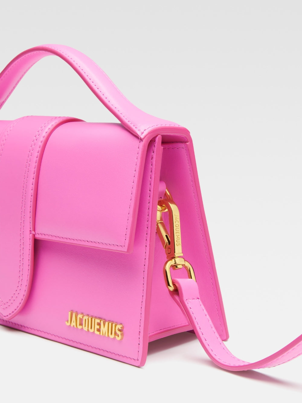 Дамска чанта Women’s handbag JACQUEMUS Le Grand Bambino 213BA0073060 430 Pink detail view