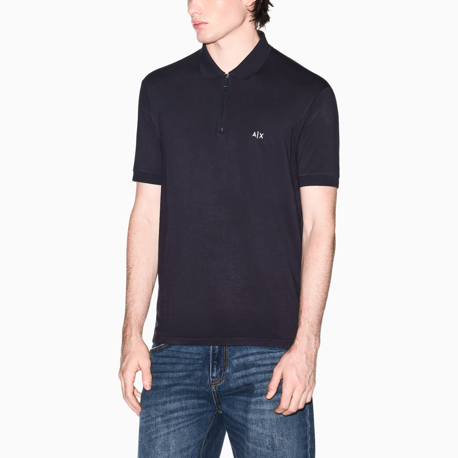 Мъжка поло тениска Armani Exchange Men Polo XM002372 AF21936 UB101 Front View