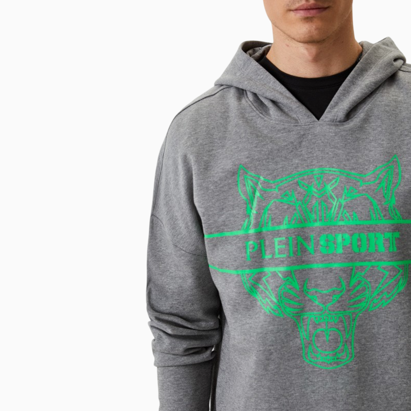 Мъжко худи Plein Sport Men Sweatshirt FIPS218 A399134 Close-Up