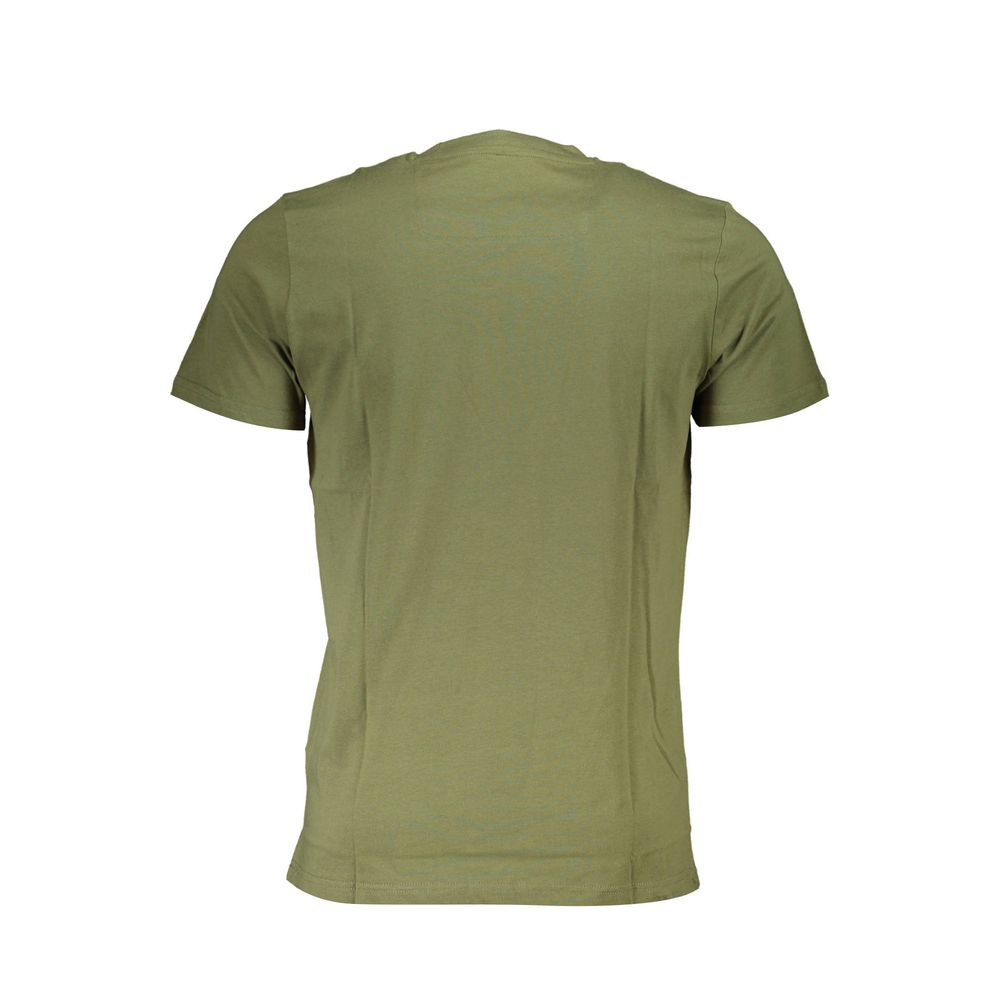 Мъжка тениска Men's t-shirt Cavalli Class
QXT61T JD060 04050 Military Green back view