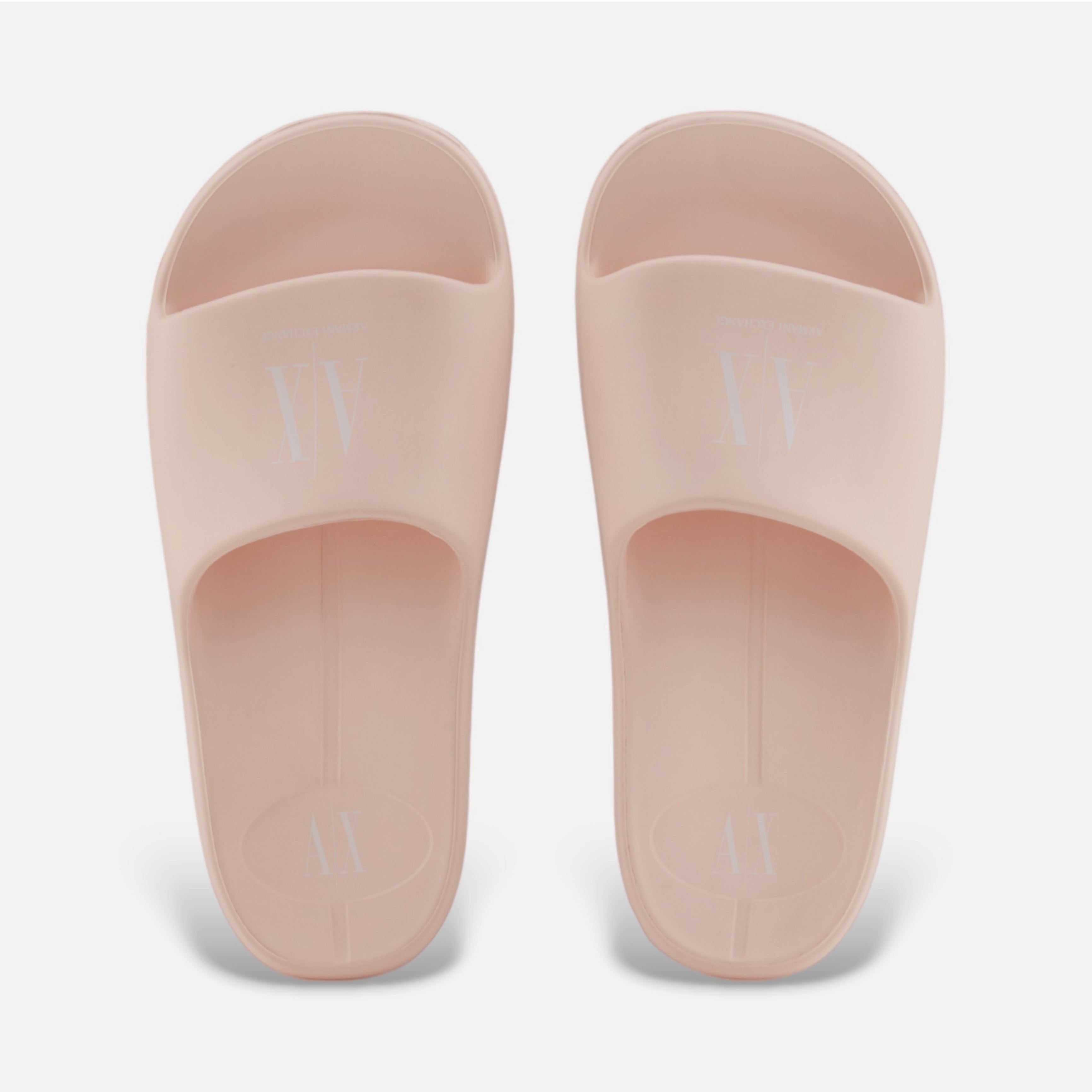Дамски джапанки чехли в розово Women’s slippers Armani Exchange
XDP038 XV703 U619 Light rose + Off white Top view