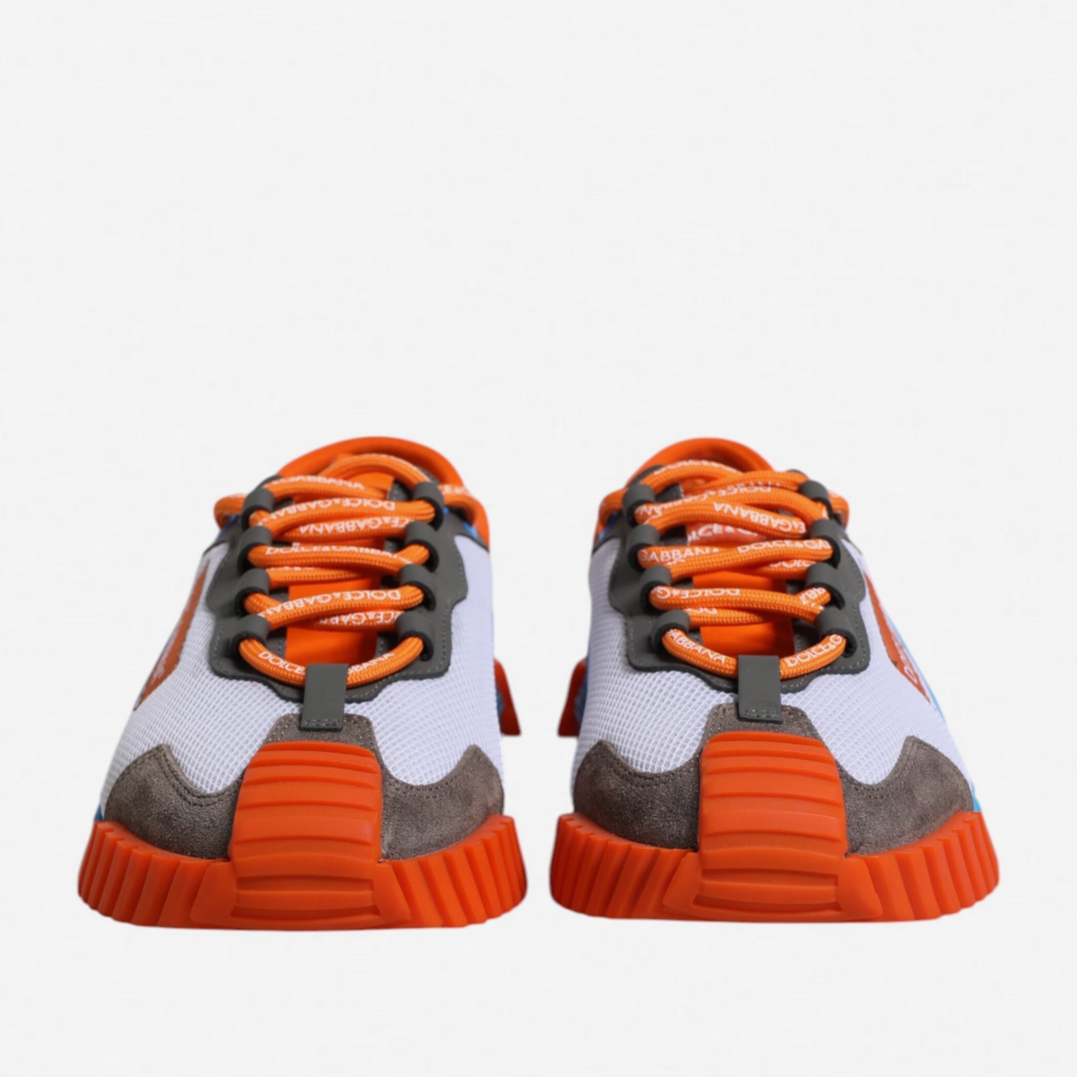 Мъжки кецове Dolce&Gabbana NS1 Sneakersin Orange/Brown/Light Blue/White front view