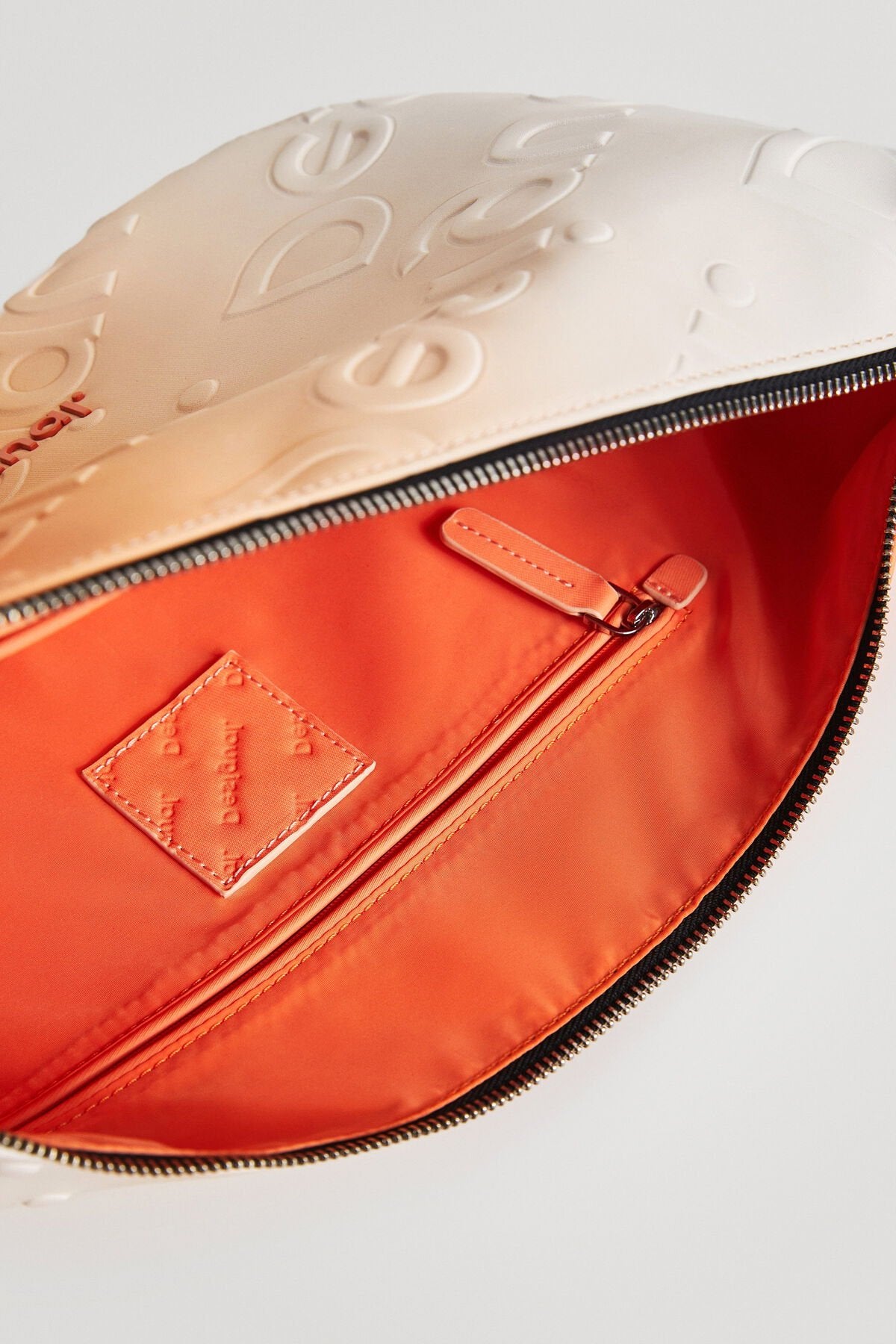 Дамска чанта Women’s shoulder bag Desigual logo banana sling 22SAXPAD 7056U Orange