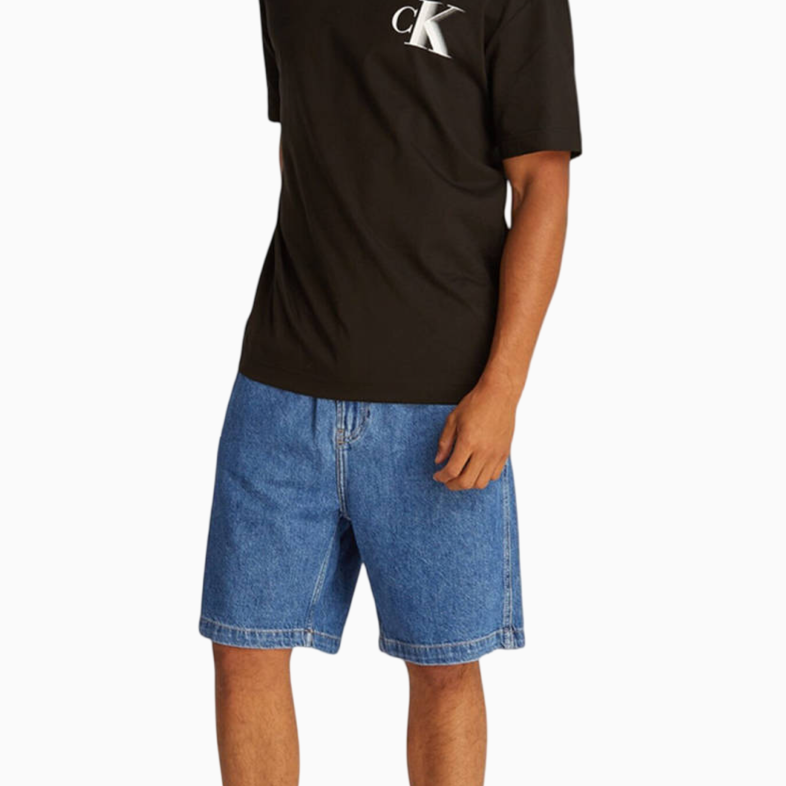 Мъжки къси дънки Calvin Klein Jeans J30J327517 Front View