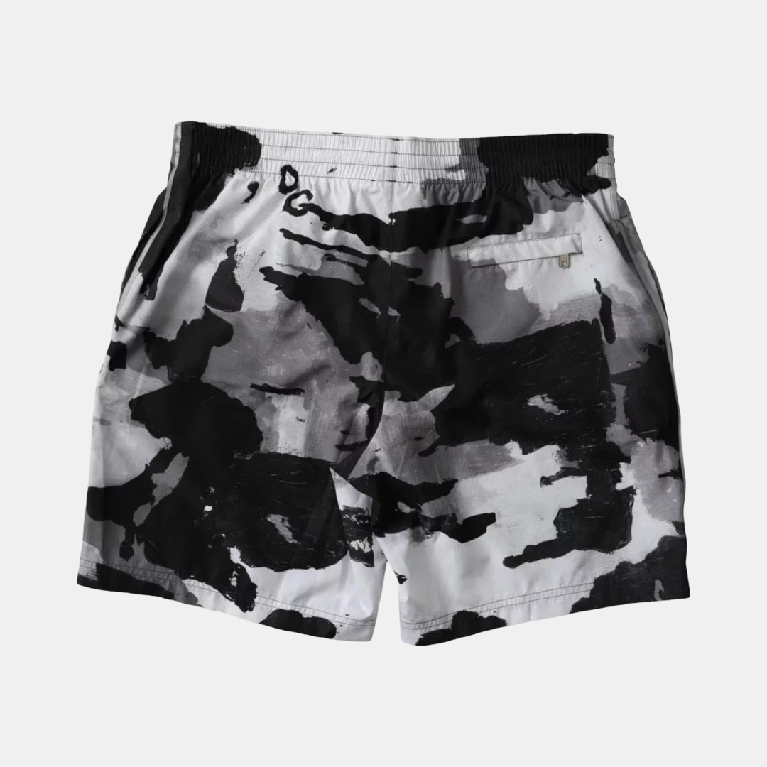 Мъжки бански Dolce & Gabbana Camouflage DG Logo Men Swimwear