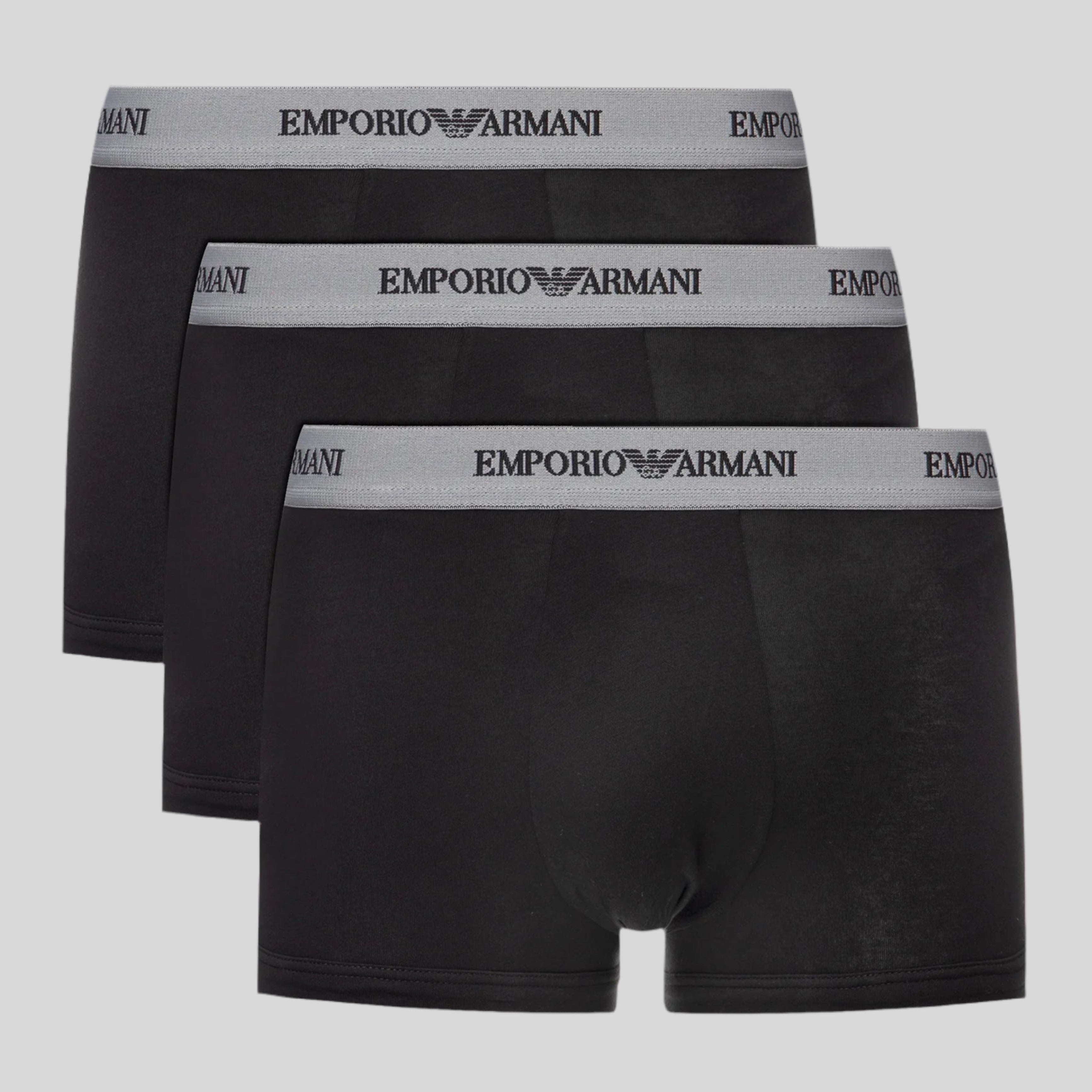 Мъжки боксерки 3 броя в кутия Emporio Armani 111357 CC717 00120 в черно