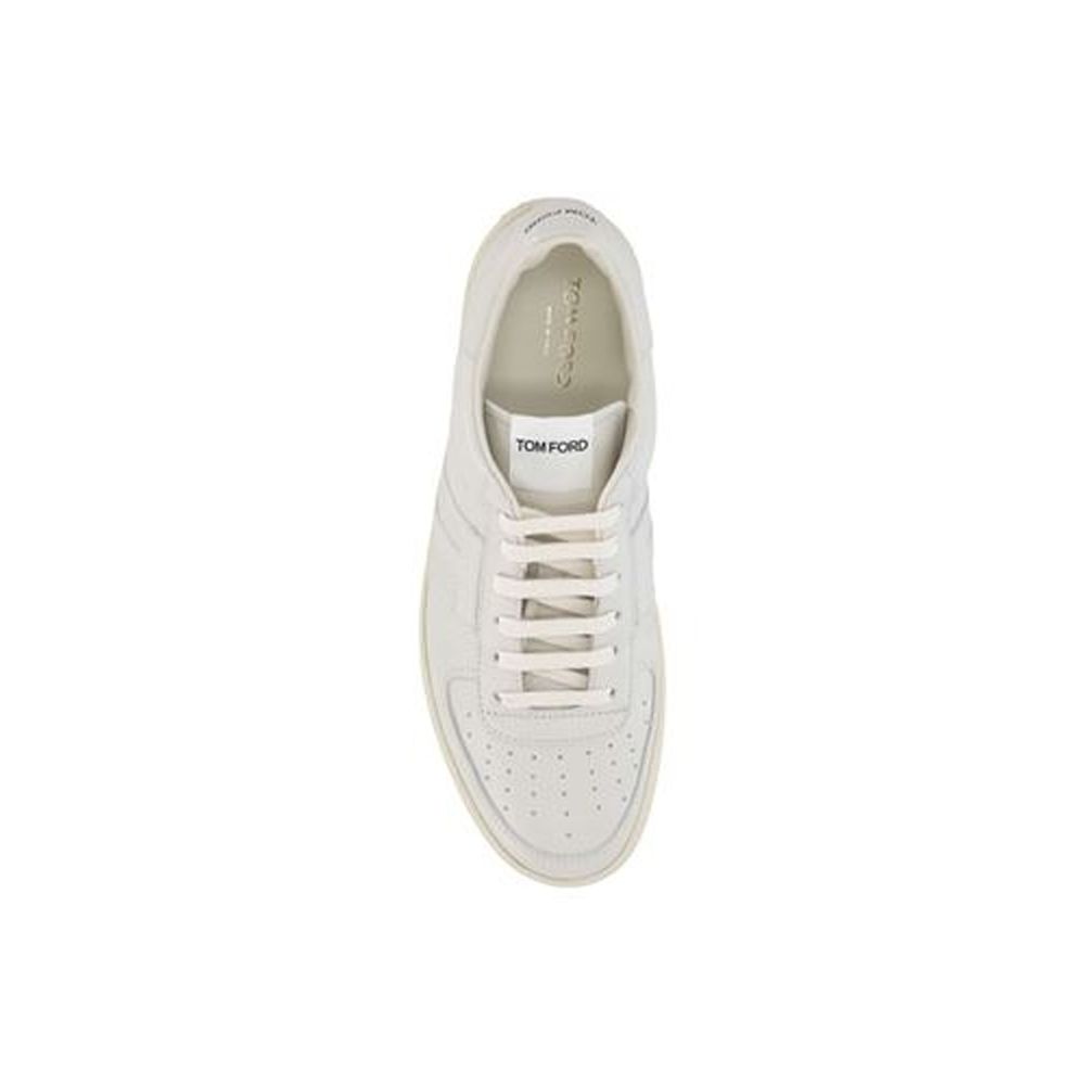 Tom Ford Leather Logo Men Sneakers