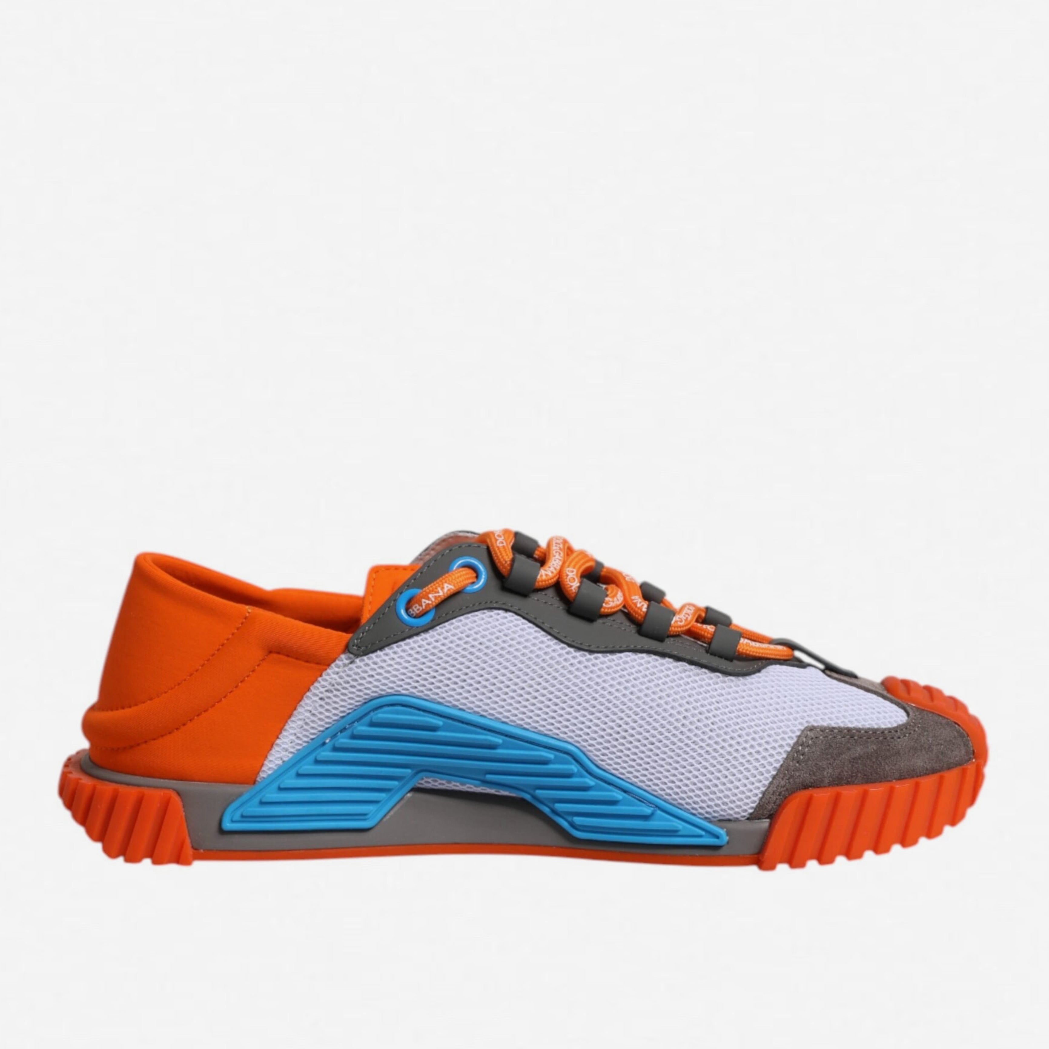 Мъжки кецове Dolce&Gabbana NS1 Sneakersin Orange/Brown/Light Blue/White medial view