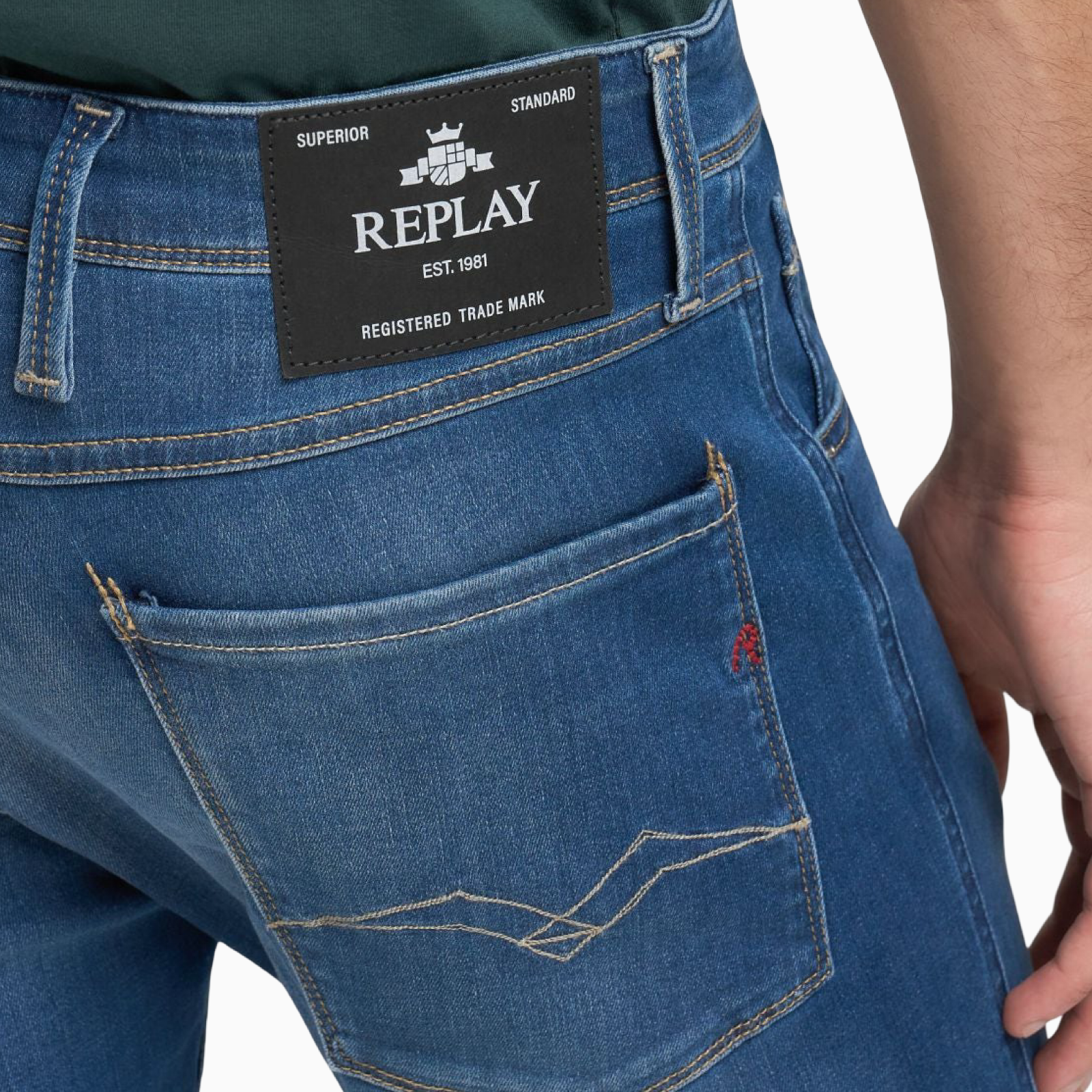 Мъжки дънки Replay Men Jeans M914.000.41AC33-007 Close-Up