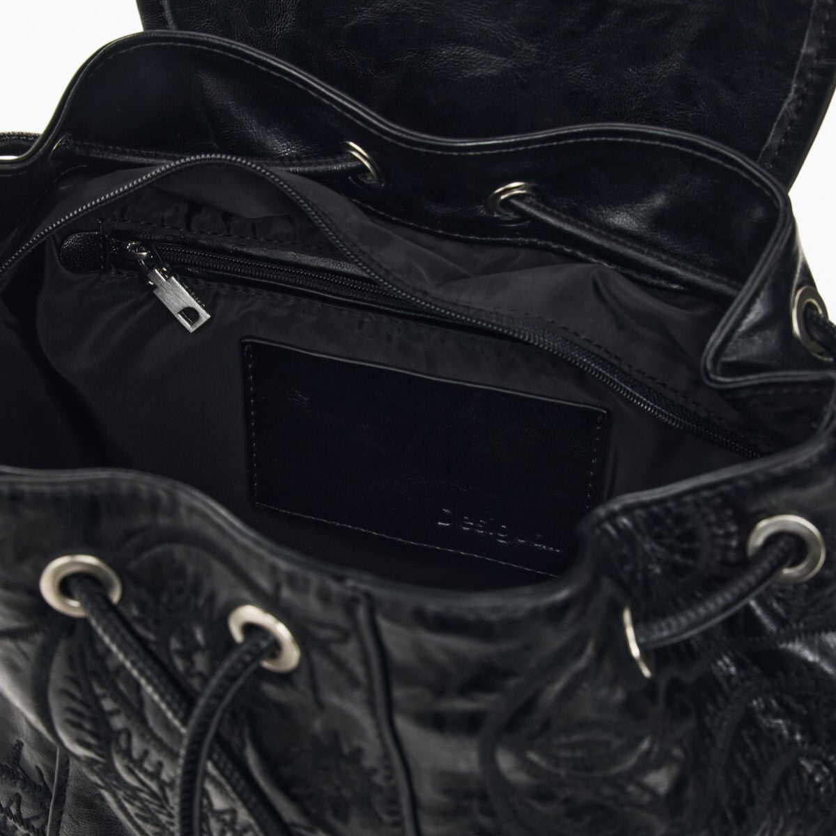 Дамска раница Desigual women’s backpack 26WAKP06 2000 Inside view