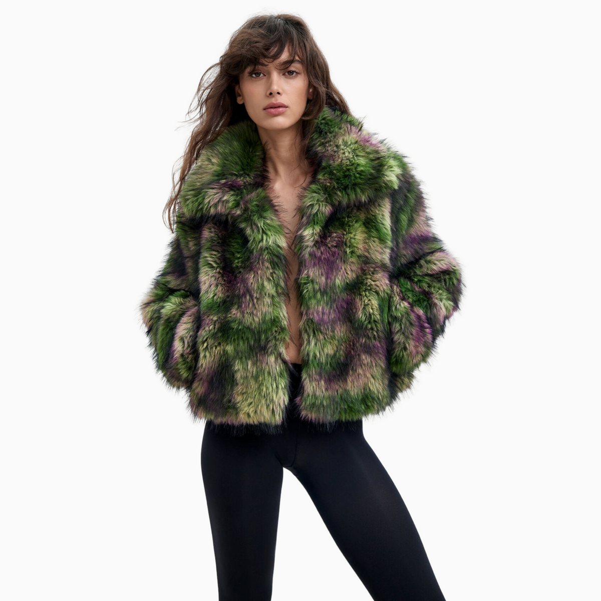 Дамско палто Desigual Women Coat 26WWEW02 4086 Front View