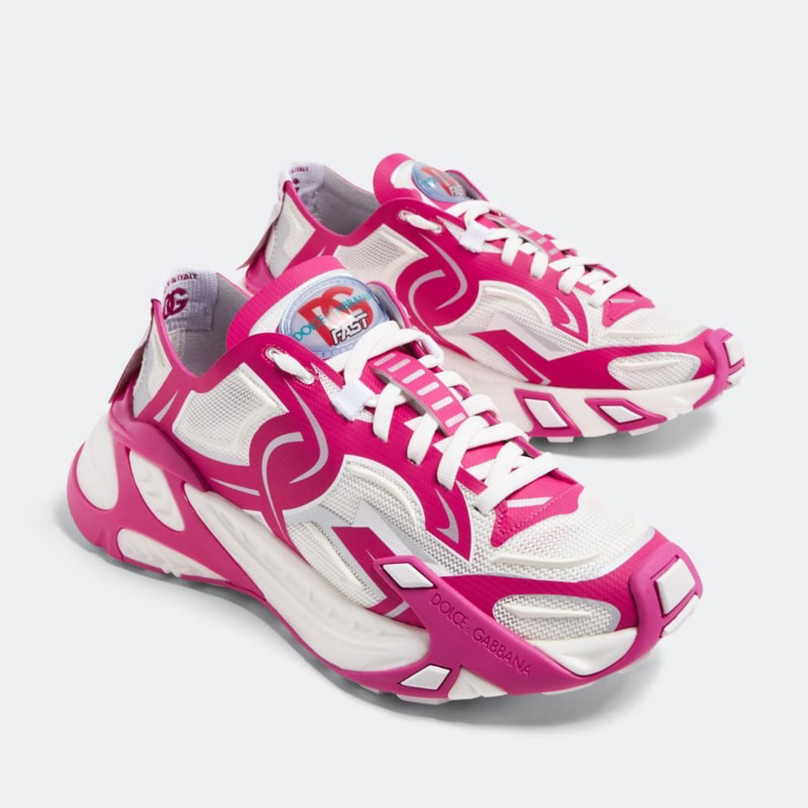 Dolce & Gabbana Fast Panelled Women Sneakers Top View
