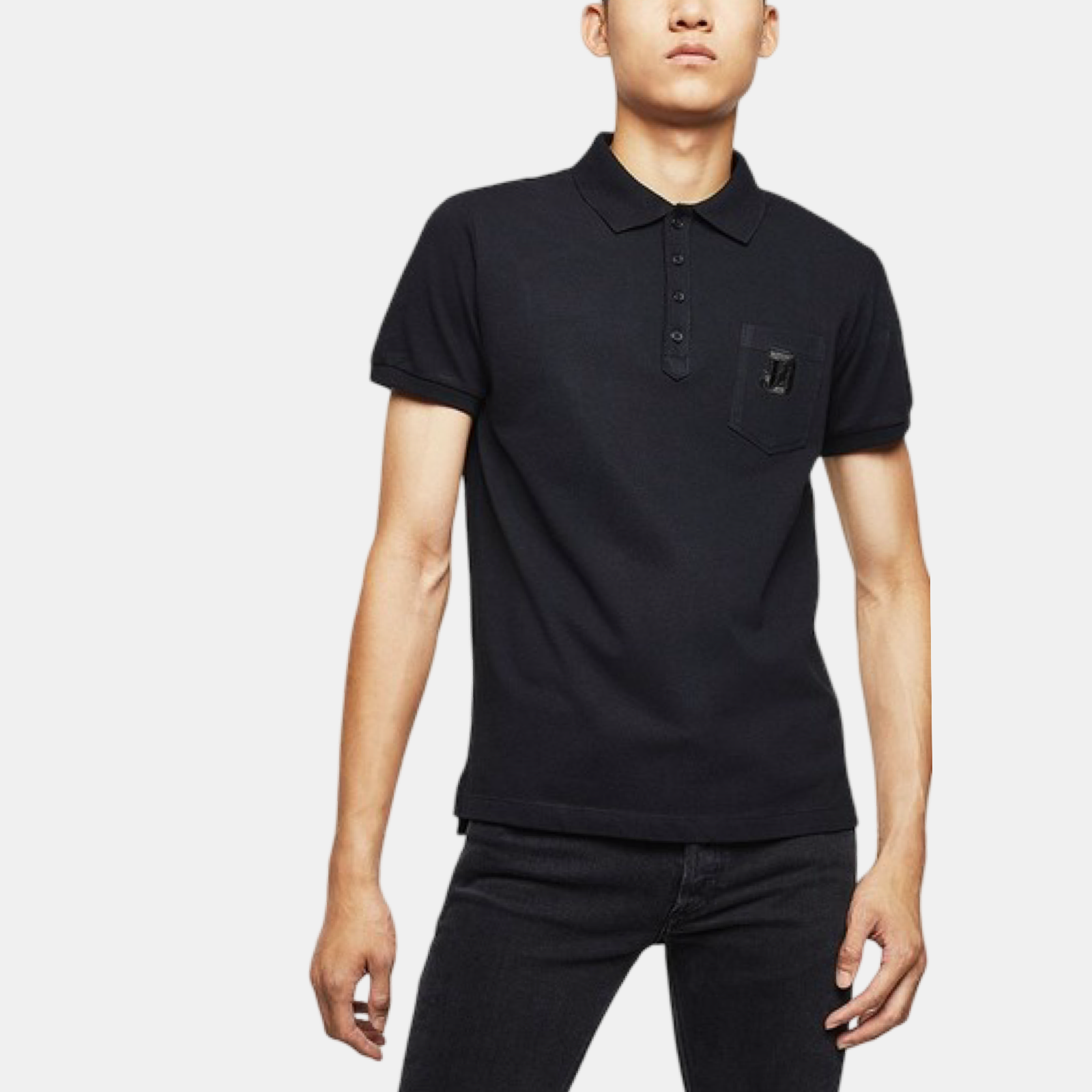 Мъжка поло тениска Diesel Men Polo T-SKATT 00S645-0MXZA-900 Front View