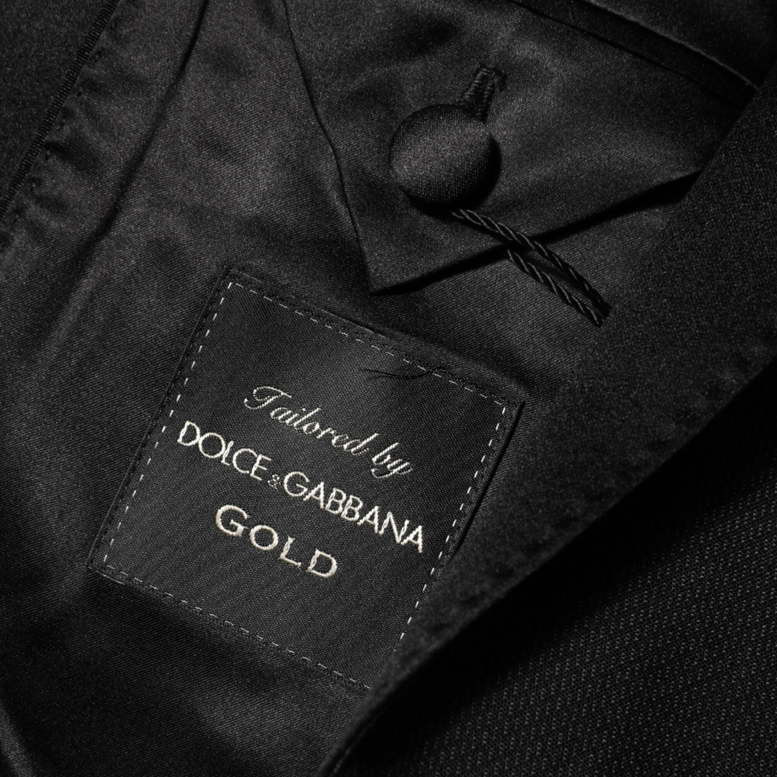 Dolce & Gabbana Gold Label Wool Men Blazer Close-Up