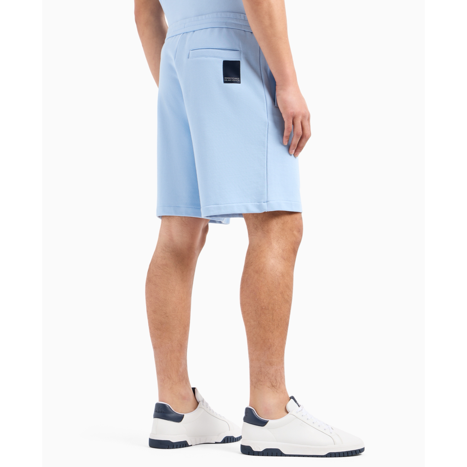 Мъжки светло сини къси панталони Armani Exchange Back