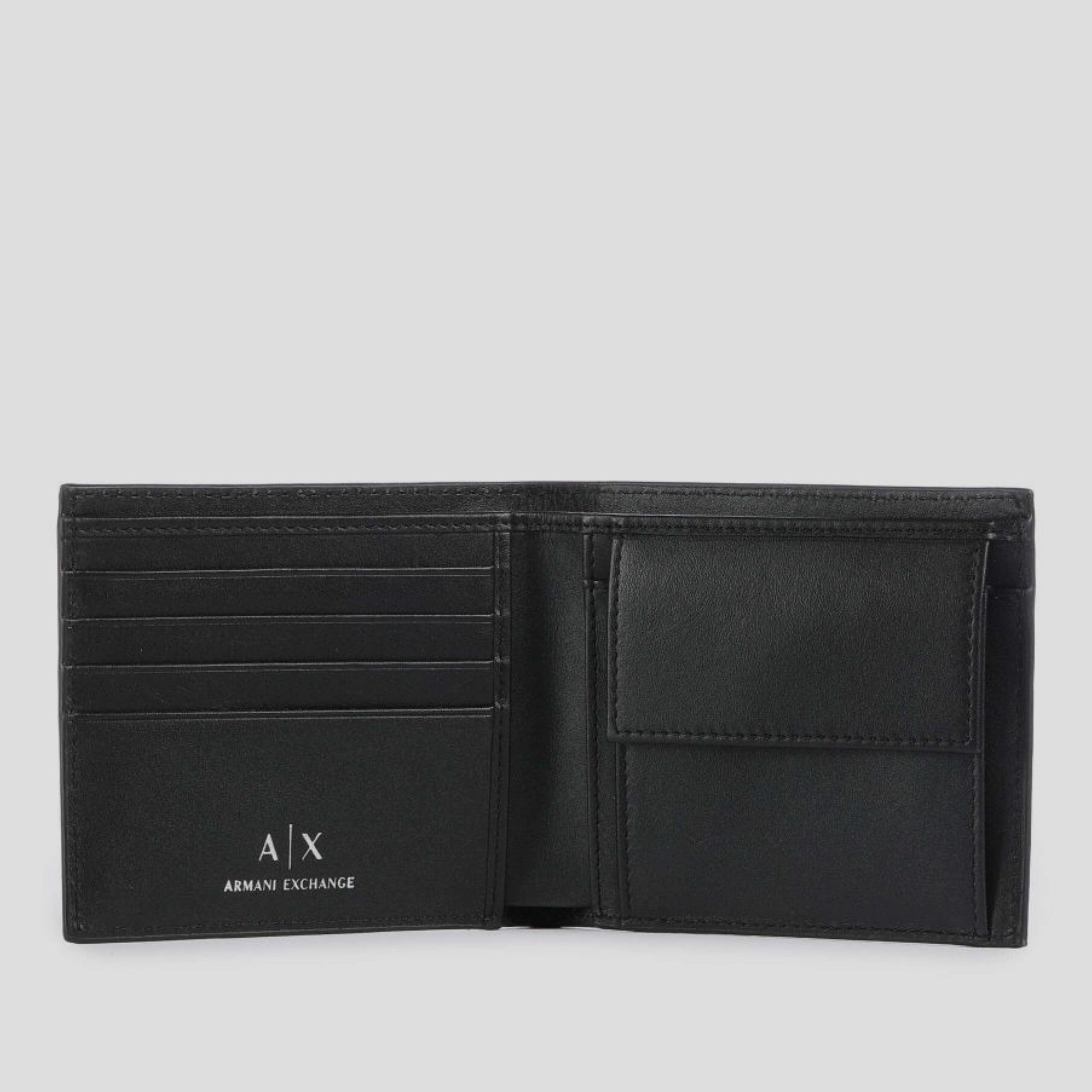 Мъжки портфейл от естествена кожа Men’s wallet Armani Exchange
958097 4R847 00020 Black