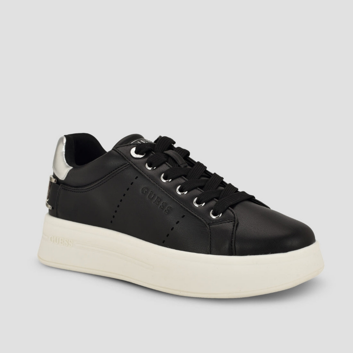 Дамски кецове Guess Women Sneakers FLPWES ELE12 BLACK Lateral View