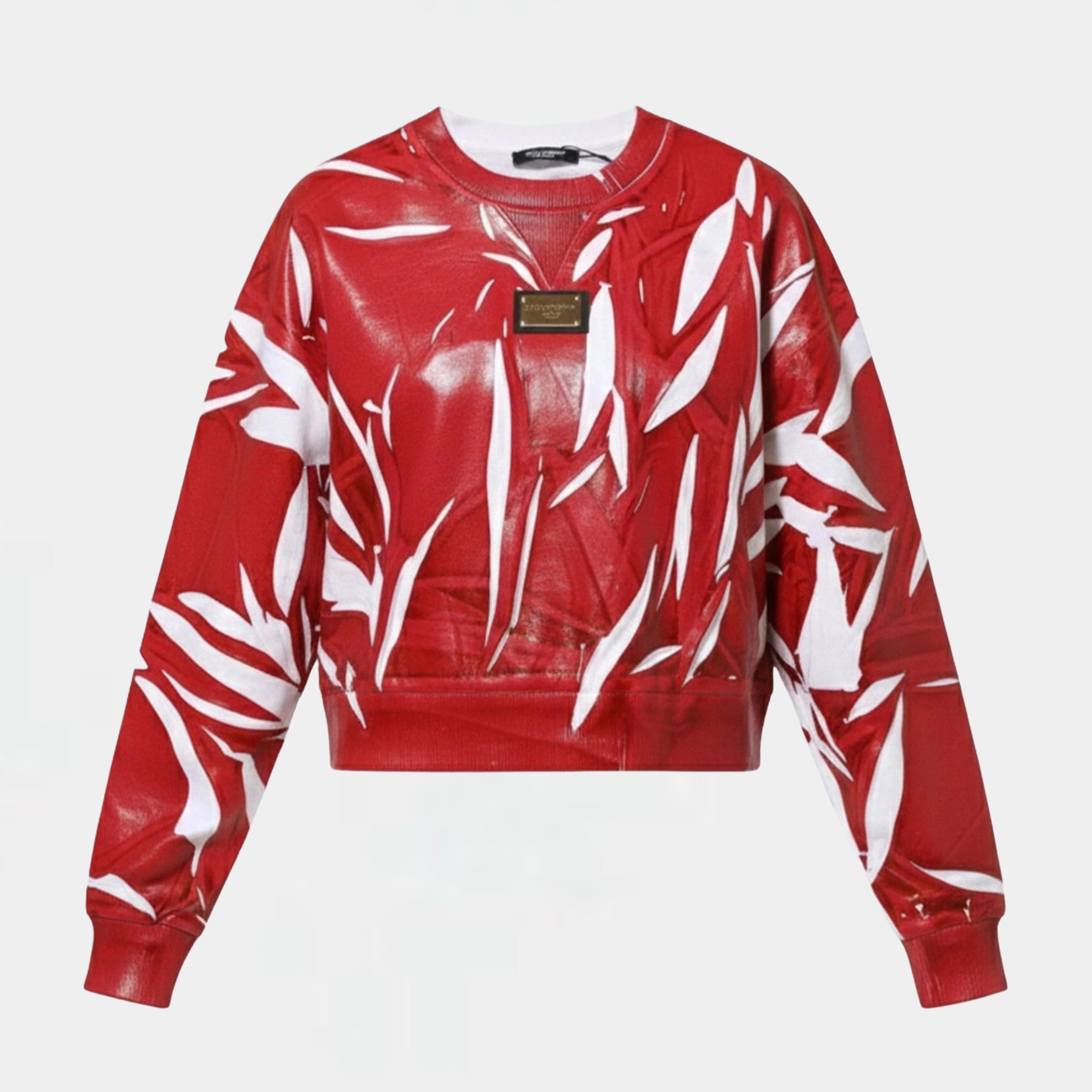 Дамска блуза Women’s cotton sweatshirt DOLCE & GABBANA F9L05T GDBUG S9000 Red and White