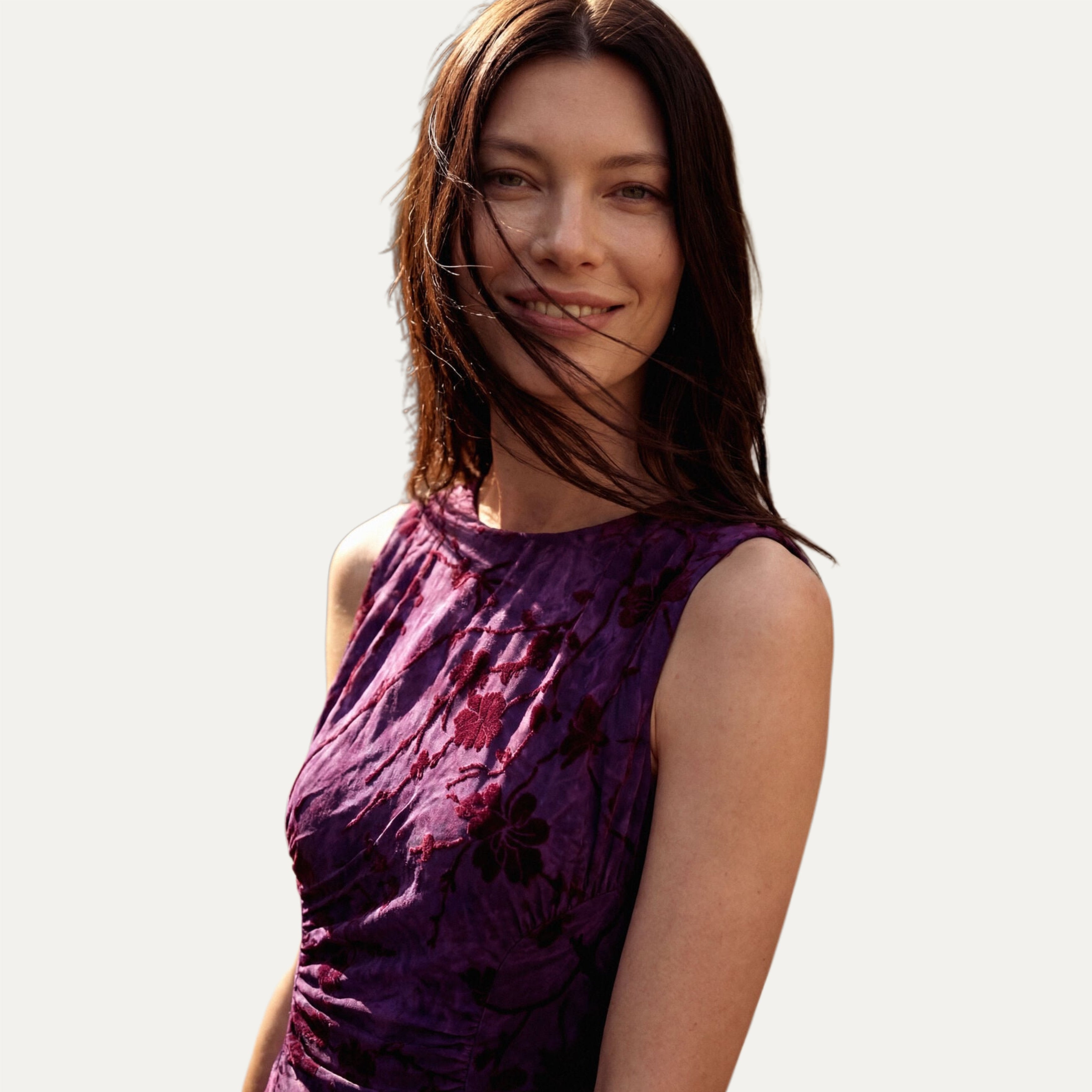 Лилава дамска рокля Desigual women’s dress 25WWVK33 3028 Close-up