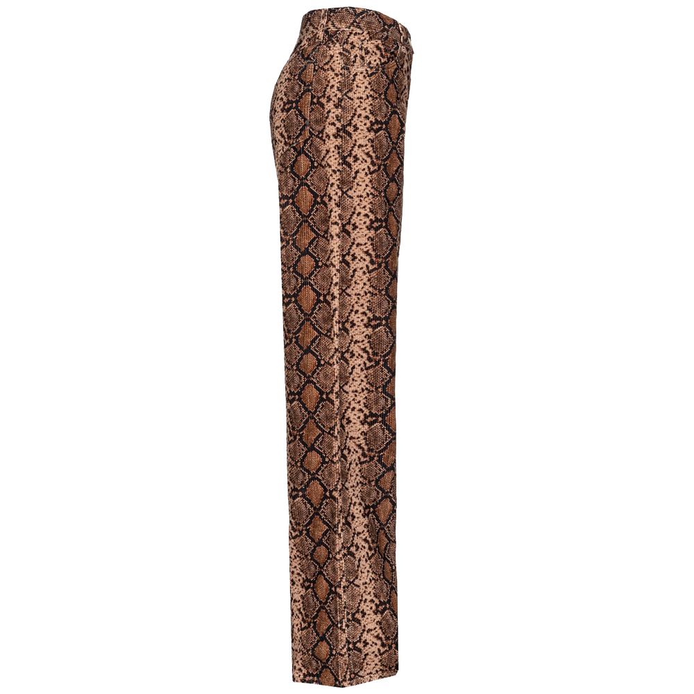 Дамски кадифен/джинсов панталон Women’s corduroy trousers PINKO 101958A17F38ZC8 Python print