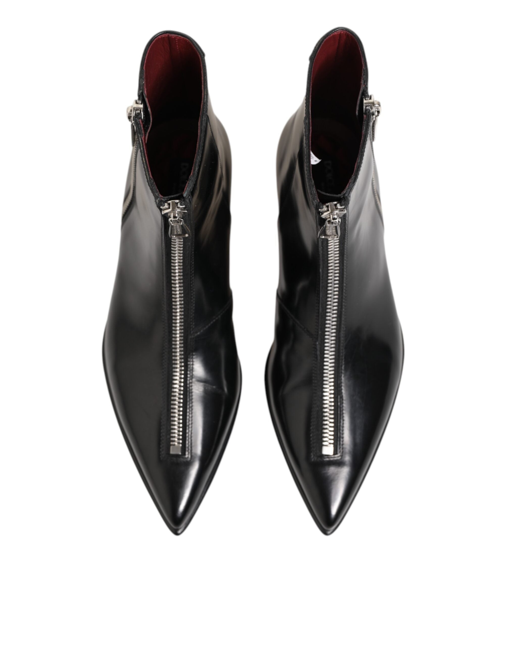 Мъжки луксозни боти Men’s ankle boots Dolce & Gabbana Achille Black