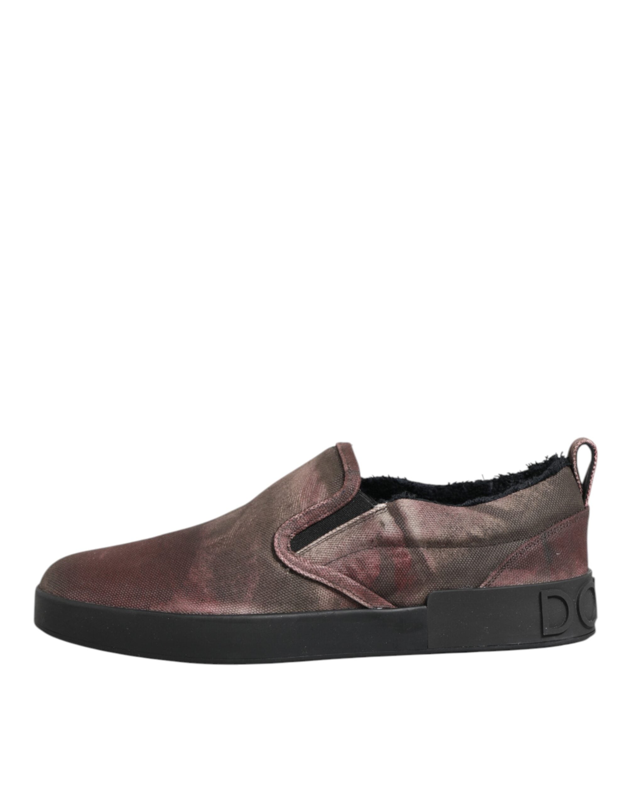 Мъжки кецове Men’s denim slip on sneakers DOLCE & GABBANA CS1900 AK368 80995 lateral view