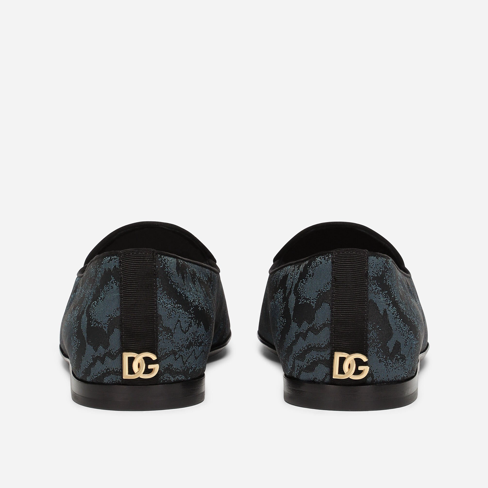 Мъжки мокасини Dolce & Gabbana Blue Black Men Loafers Heel View