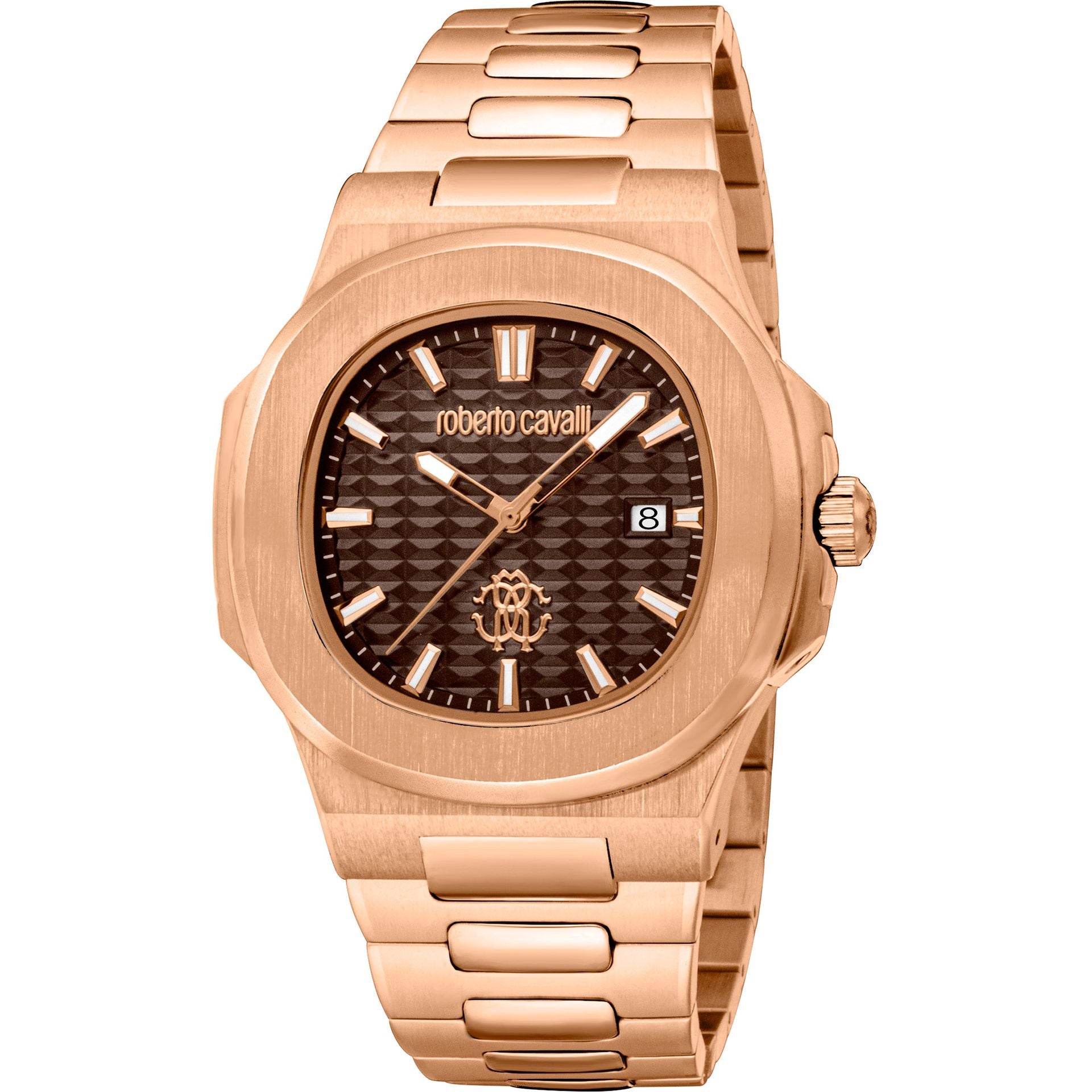 Мъжки часовник Men’s watch Roberto Cavalli RC5G136M0045 rose gold front view