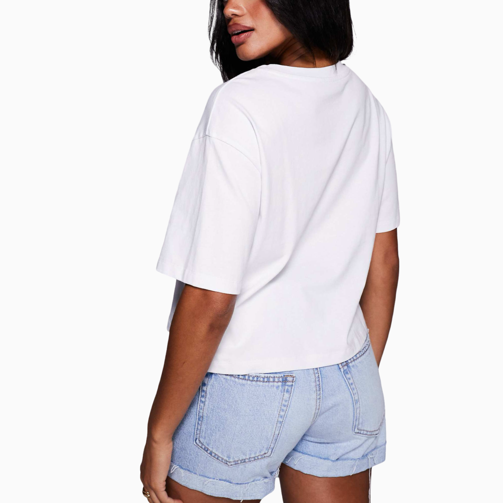 Дамска бяла тениска Armani Exchange Women T-shirt XW001364 AF15085 Back View