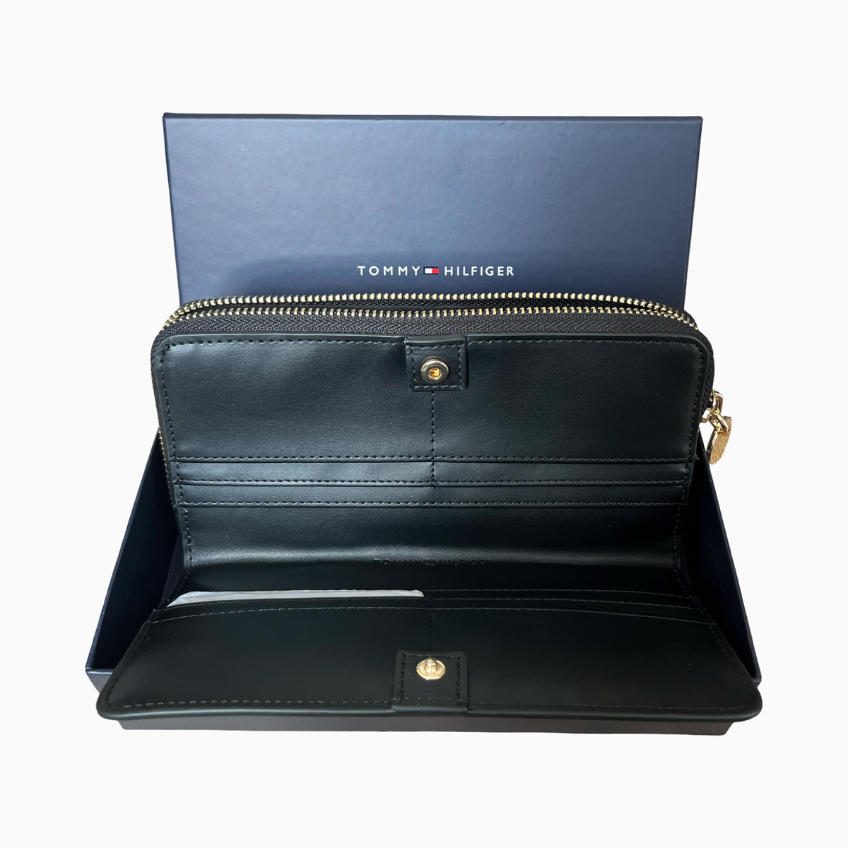 Дамско портмоне Tommy Hilfiger Women wallet AW0AW14231 BDS Inside View