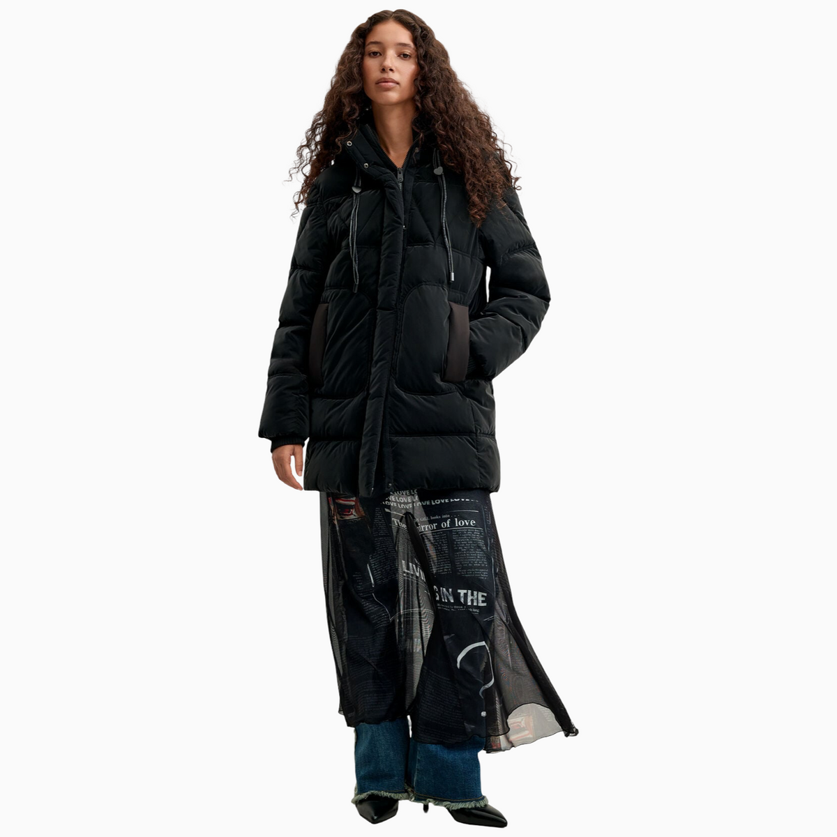 Дамско яке Desigual Women Jacket 26WWEW54 2000 Front View