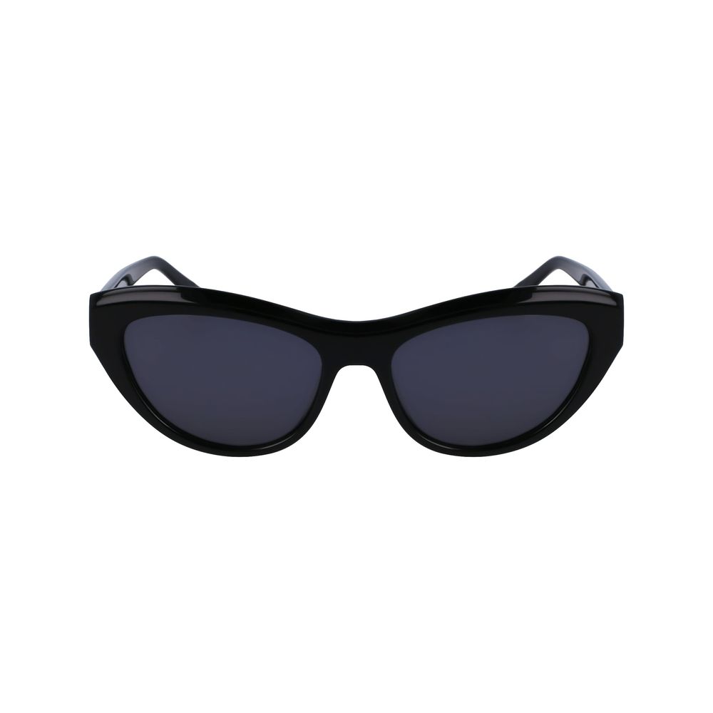 Ferragamo Black Acetate Sunglasses