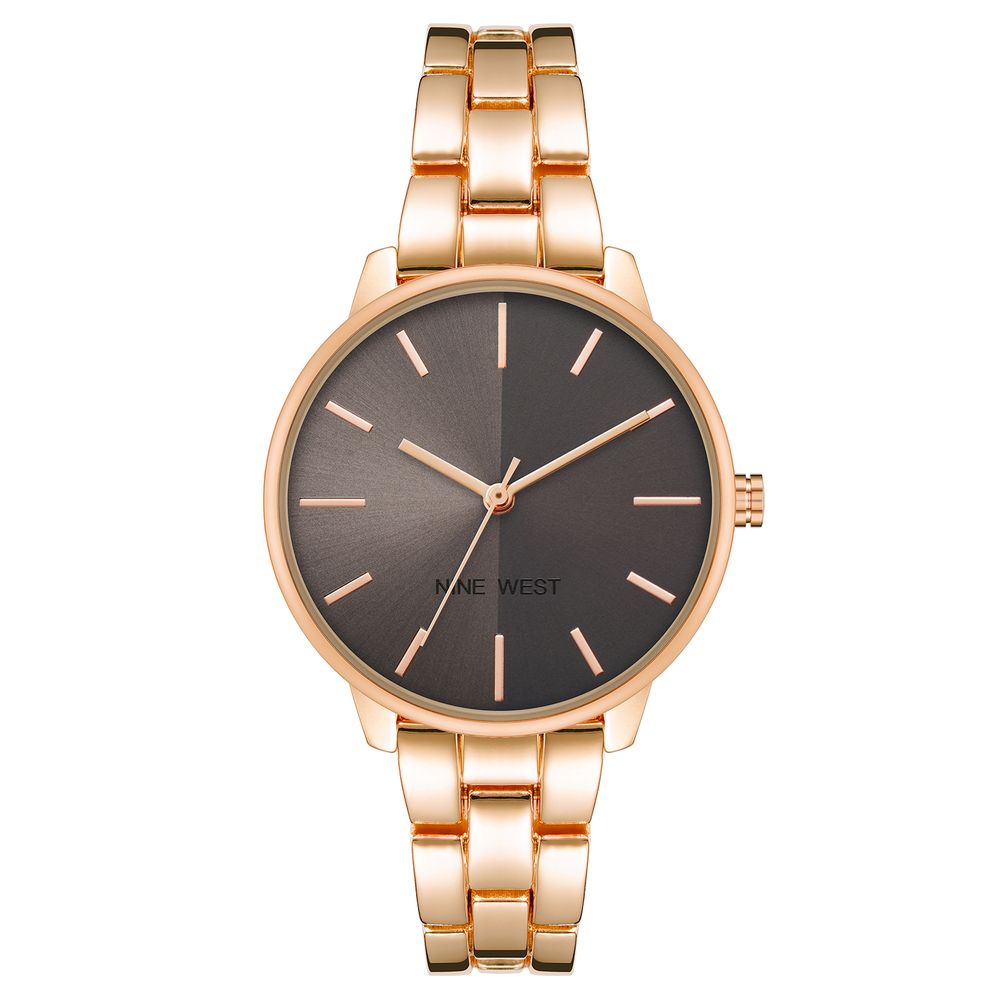 Nine West Multicolor Metal Dress Watch