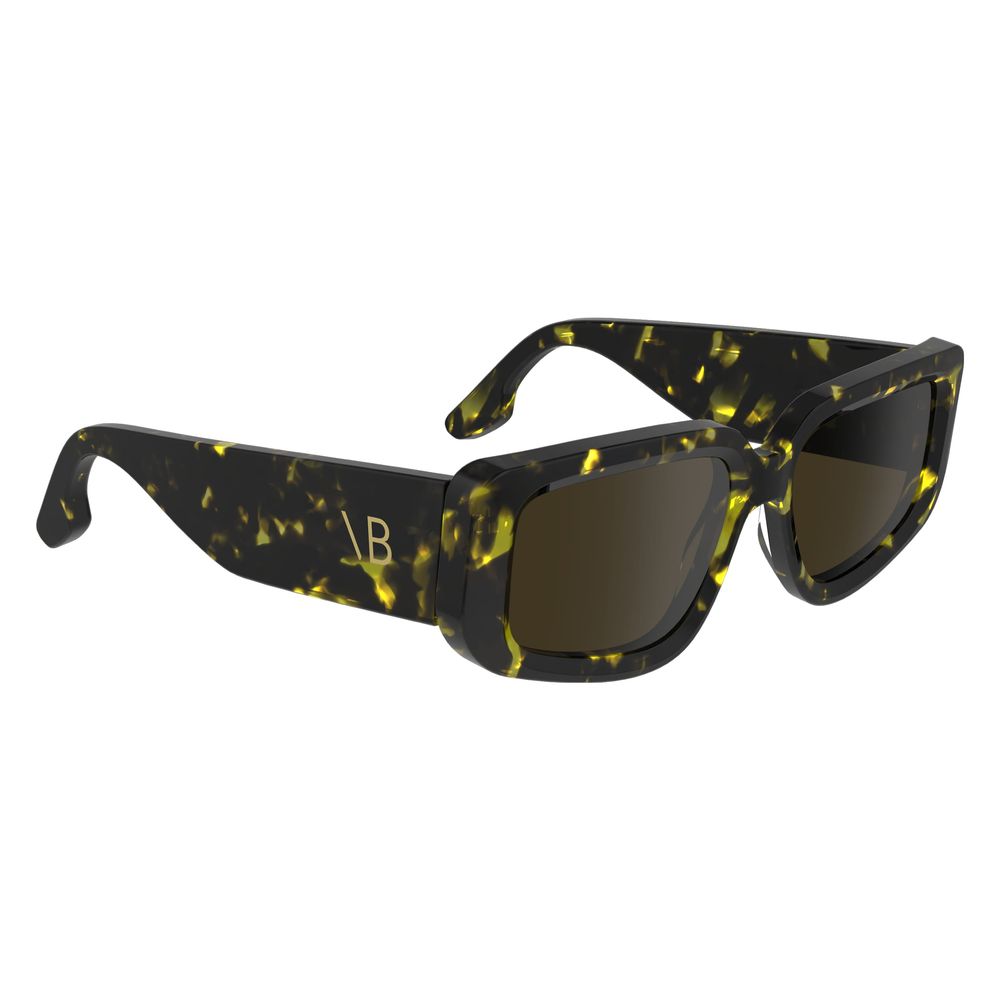 Victoria Beckham Yellow Acetate Sunglasses