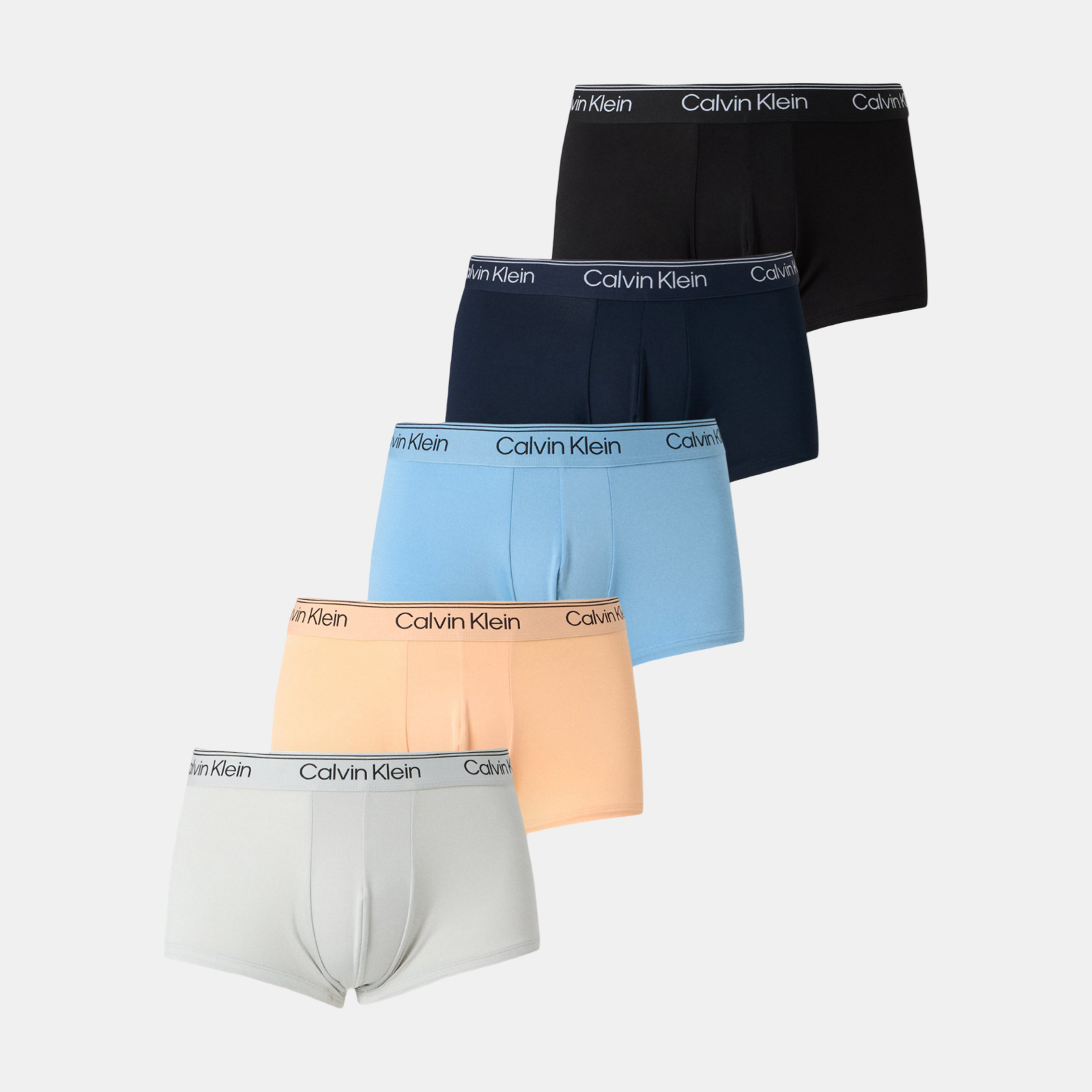5 броя мъжки боксерки Calvin Klein Men 5-pack Boxers LV00NB4412 3ZY Front View
