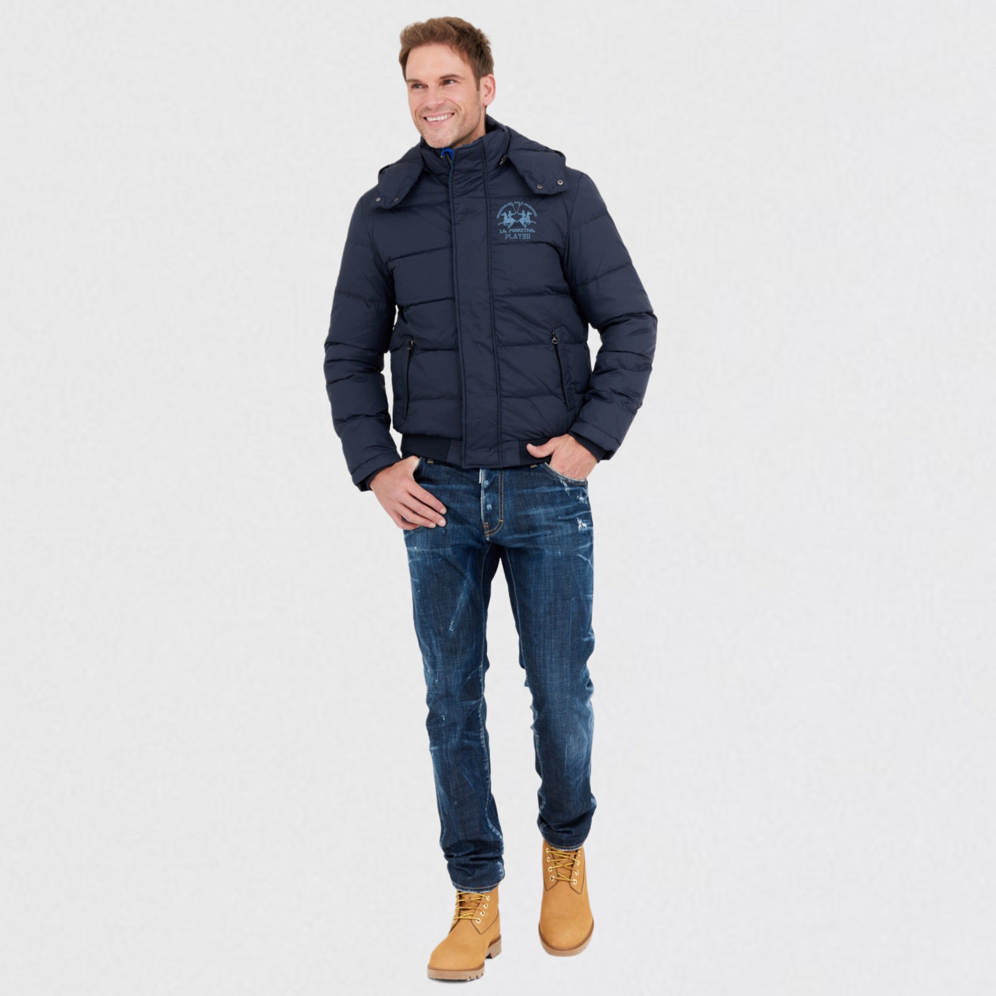 Мъжко яке в тъмно синьо La Martina Player UMO602PA00307017 Navy