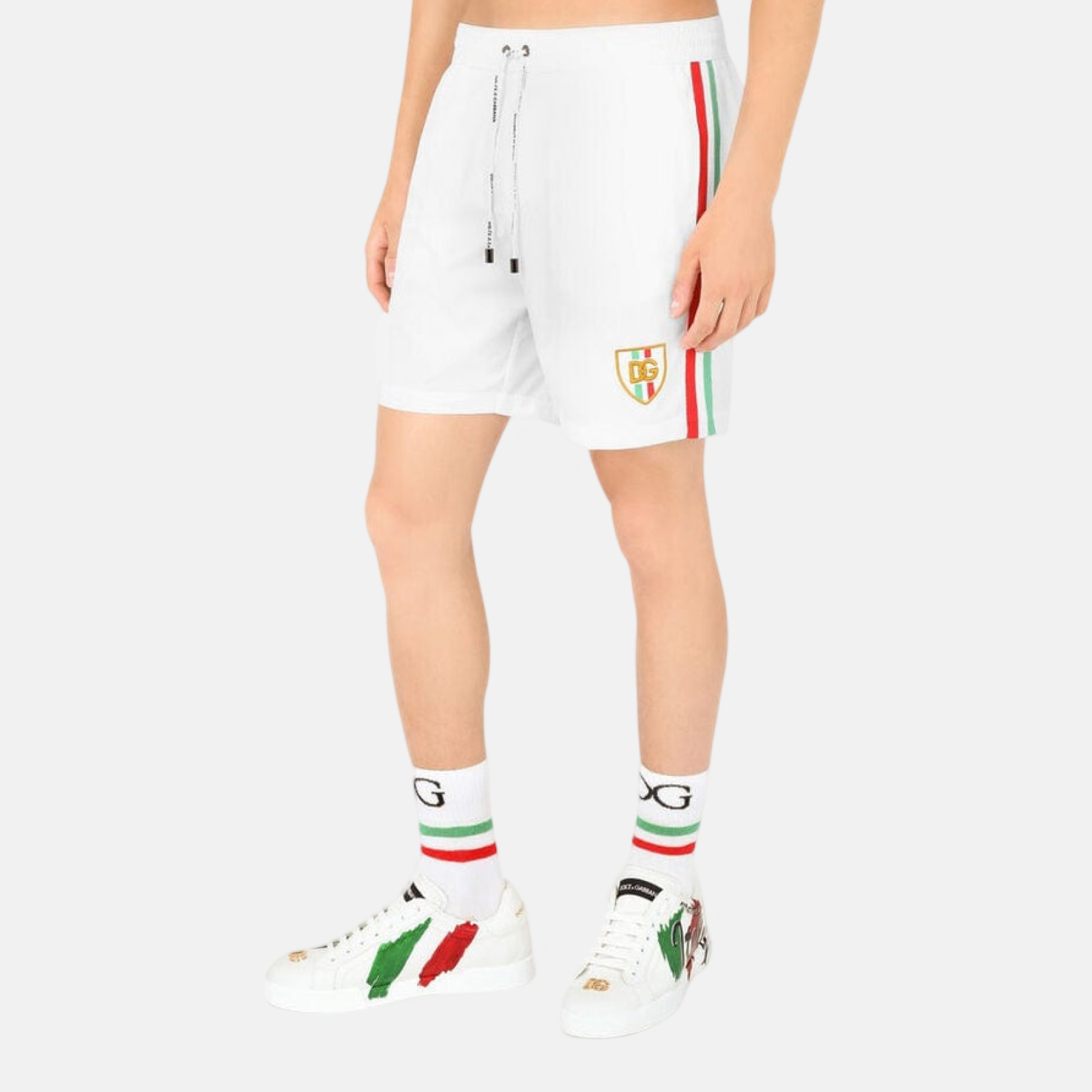 Мъжки бели бански Dolce & Gabbana M4C06T FUSFW