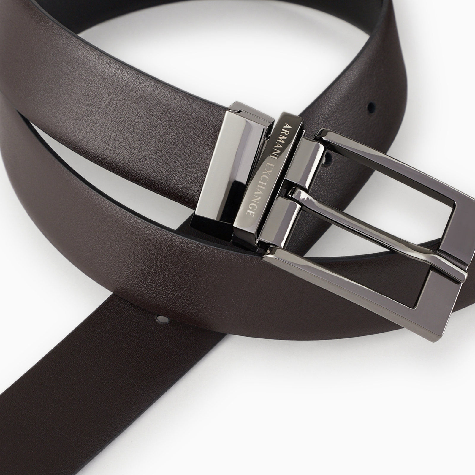 Мъжки двулицев колан Armani Exchange Men Reversible Belt 951060 CC236 54120 Close-Up