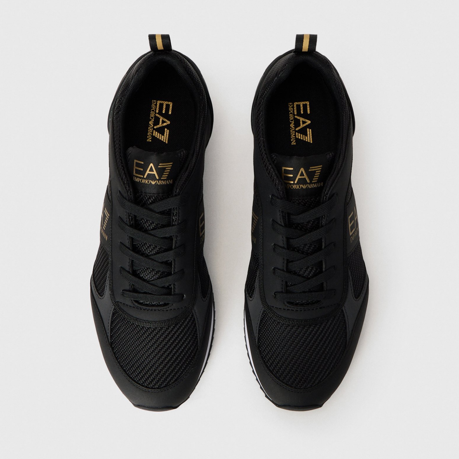 Мъжки черни маратонки EA7 Emporio Armani Men Sneakers 7X000337 AF18613 Top View