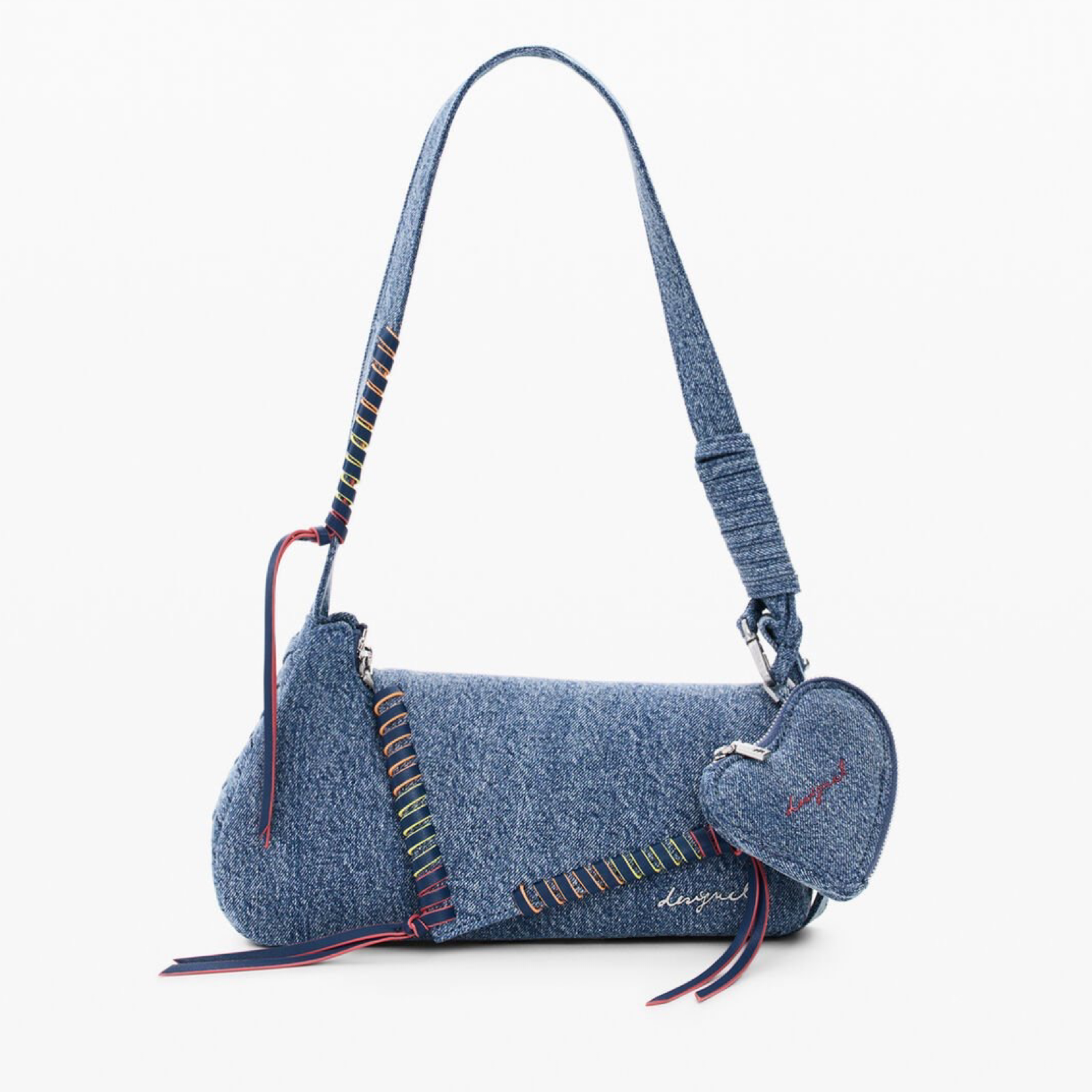 Дамска дънкова чанта Desigual Women Shoulder Bag 26SAXD32 5005U Front View