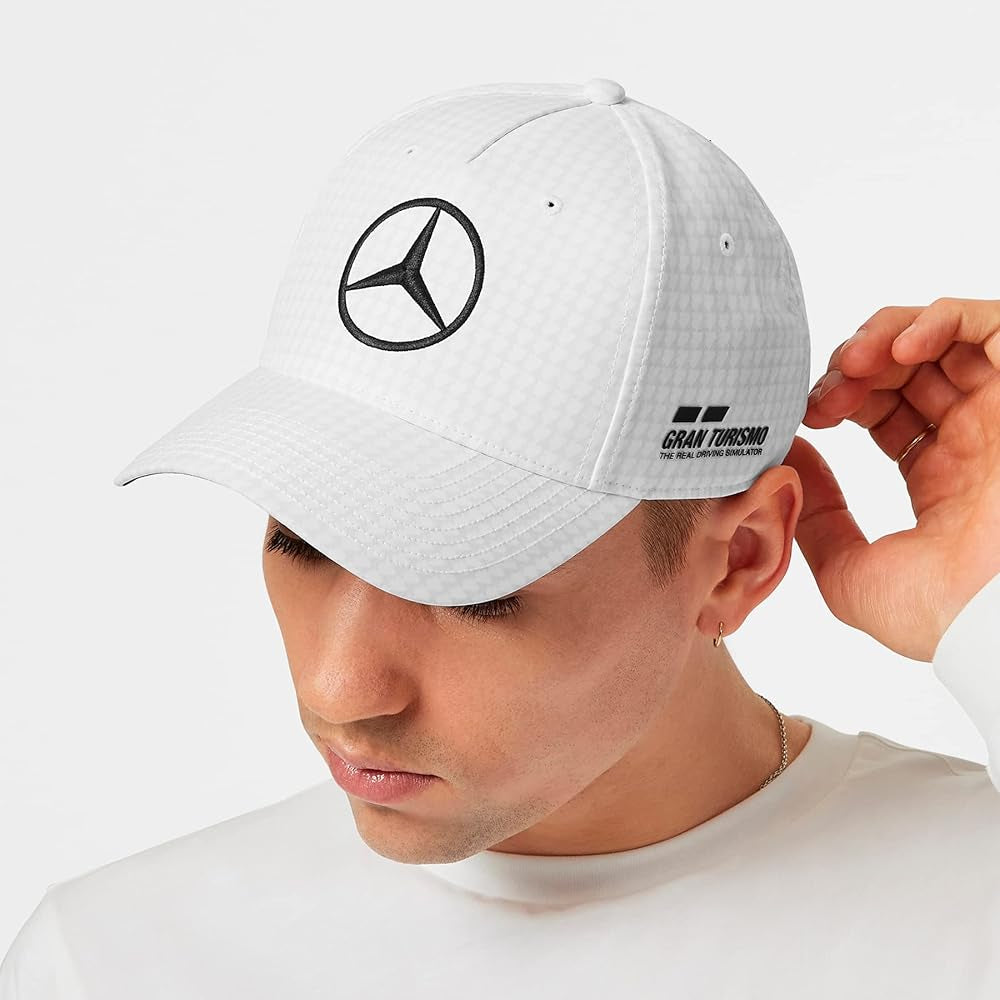 Мъжка бяла шапка Mercedes Benz AMG Petronas F1 701223402 Model Front