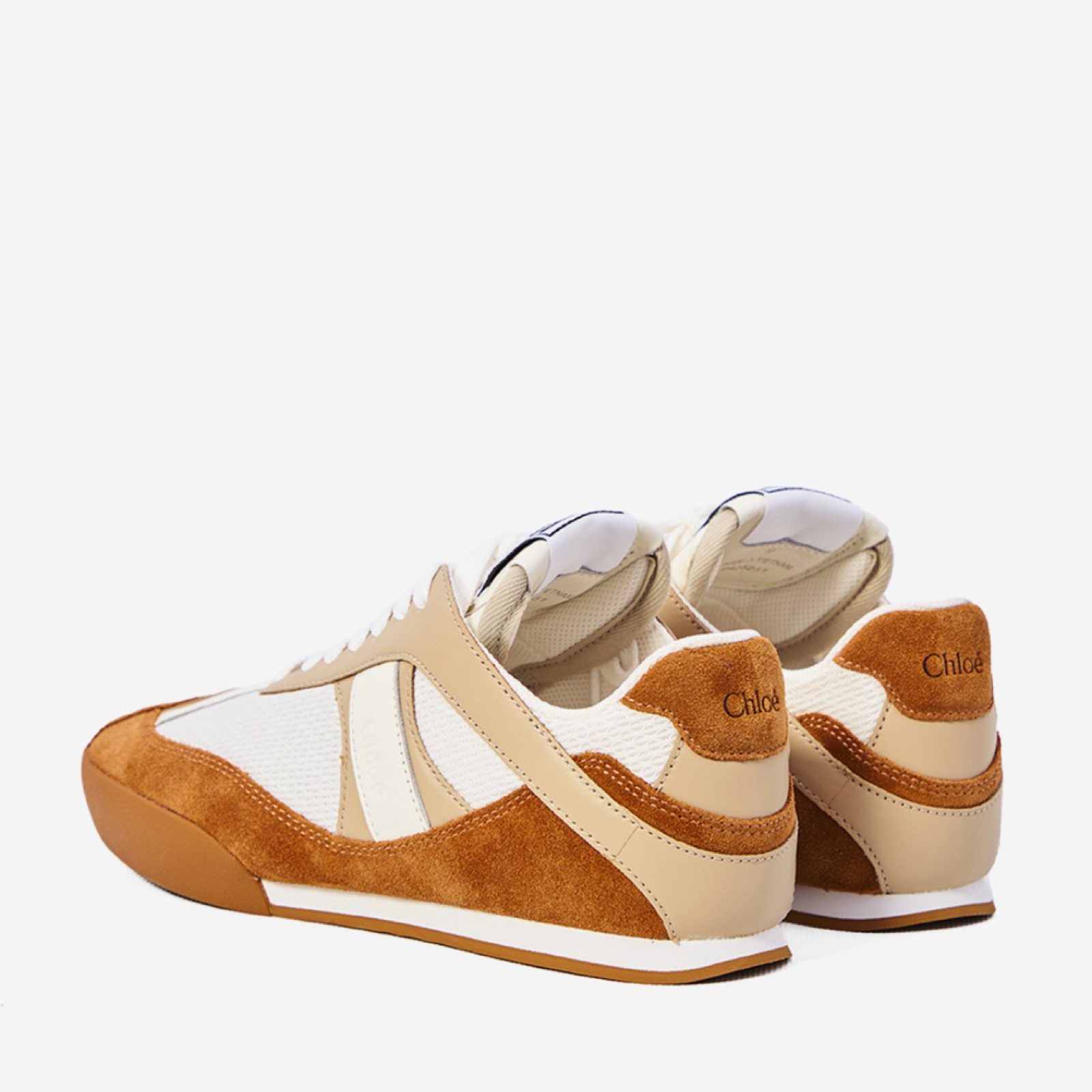 Chloé Kick Sneakers CH25W07IVD25X Heel View