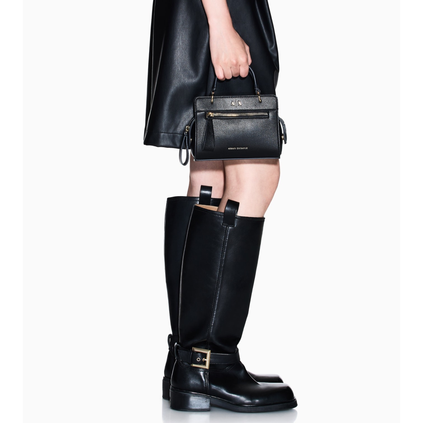 Дамска мини чанта Armani Exchange Women Mini Bag Black XW001212 AF17117 UC001 Hand View