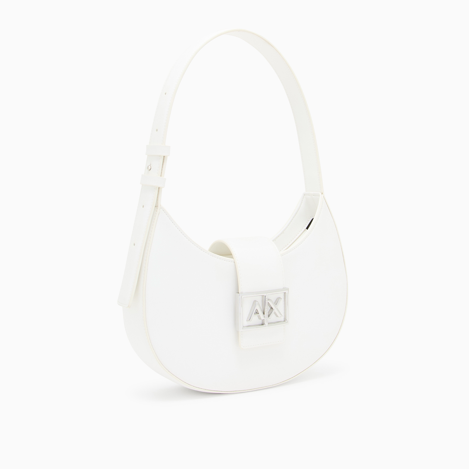 Дамска бяла чанта Armani Exchange Women Shoulder Bag XW002566 AF12039 U0011 Side View