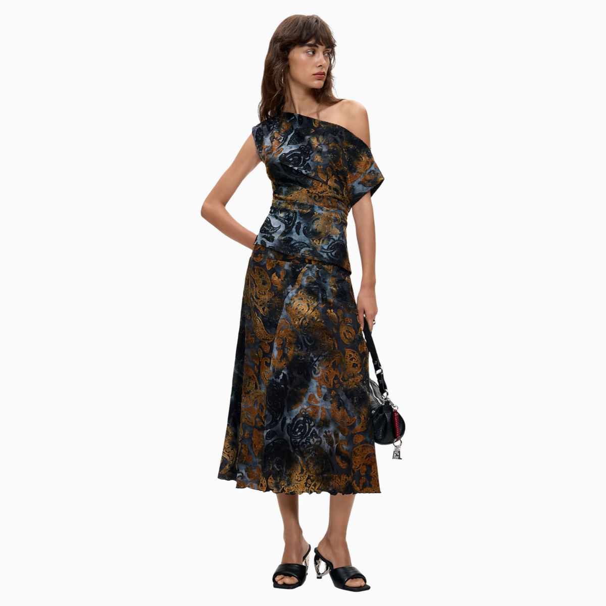 Дамски топ Desigual Women Top 26WWTK27 5031 Front View