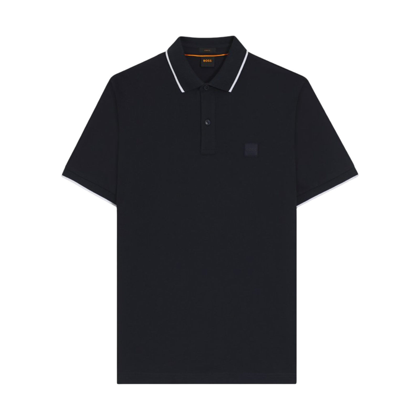 Мъжка тъмно синя поло тениска Boss Passertip Polo 50507699 404 Front View